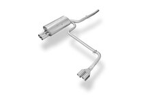 Fox Sportuitlaat FOX sportuitlaat geschikt voor BMW E46 320d, achterdemper, rechter/linker uitlaat, enkelvoudige doorstroming - 2x76 type 10 rechts/links
