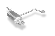 Fox Sportuitlaat FOX sportuitlaat geschikt voor BMW E46 320d, achterdemper, enkele uitlaat rechts/links - 2x76 type 13 rechts/links