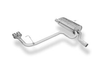 Fox Sportuitlaat FOX sportuitlaat geschikt voor BMW E46 320/323/328, achterdemper, enkele uitlaat rechts/links, aansluitend op de originele middendemper - 2x76 type 10 rechts/links