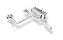 Fox Sportuitlaat FOX Sport uitlaat geschikt voor BMW E46 320/323/328 M3 look - achterdemper met enkele inlaat/uitlaat in het midden - 4x90mm type 14 in het midden