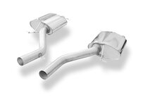 Fox Sportuitlaat FOX sportuitlaat geschikt voor BMW F01 760i, achterdemper rechts/links - 2x63 type 14 rechts/links - met uitlaatkleppen