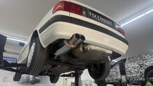 Fox Sportuitlaat Audi 80 Type B4 Sedan &amp; Avant Dubbele uitlaatdemper en voordemper - 2x76 Type 10
