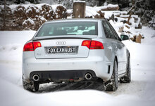 Fox Sportuitlaat Audi A4 Type B7 DTM Edition Achterdemper Rechts/Links - 1x100 Type 25 Rechts/Links