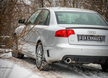 Fox Sportuitlaat Audi A4 Type B7 DTM Edition Achterdemper Rechts/Links - 1x100 Type 25 Rechts/Links