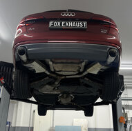 Fox Sportuitlaat Audi A4 B9 - 2WD Achterdemper rechts/links - 1x114 Type 25 rechts/links