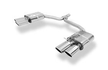 Fox Sportuitlaat Audi A5 8T - Rieger achterdemper rechts/links voor dubbele uitlaat - 2x115x85 type 32 rechts/links incl. Rieger-logo - past op grote achterdiffuser