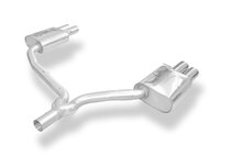 Fox Sportuitlaat Audi A5 8T Coup&eacute; + S-Line achterdemper rechts/links dubbele uitlaat incl. Y-adapter pijp &Oslash;65mm binnendiameter - 2x88x74 type 32 rechts/links