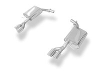 Fox Sportuitlaat Audi A6 Type 4F achterdemper rechts/links - 2x76 Type 17 rechts/links