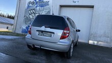 Fox Sportuitlaat Mercedes A-Klasse W169 Achterdemper - 1x90 Type 22 - Voor voertuigen met ronde originele uitsparing