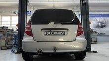 Fox Sportuitlaat Mercedes A-Klasse W169 achterdemper - 115x85 Type 32 - Voor voertuigen met ronde originele uitlaatuitsparing