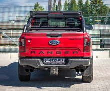Fox Sportuitlaat Uitlaatsysteem voor Ford Ranger 2AB/VW Amarok T1, rechter/linker uitgang, compatibel met de originele achterdemper - 2x100 Type 25 rechts/links, zwart