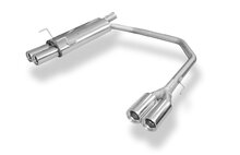 Fox Sportuitlaat Opel Astra F-CC achterdemper, rechter/linker uitlaat, 3-puntsophanging - 2x80 type 13 rechts/links