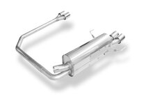 Fox Sportuitlaat Opel Astra H/ Astra H GTC Achterdemper, rechter/linker uitgang - 2x76 Type 25 rechts/links