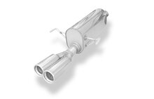 Fox Sportuitlaat Opel Astra H Caravan Turbo Achterdemper &Oslash;63,5 mm - 2x76 Type 13