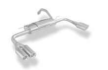 Fox Sportuitlaat Toyota Auris Benzine Achterdemper Rechts/Links - 2x80 Type 13 Rechts/Links