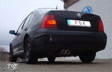 Fox Sportuitlaat VW Bora 1J/ Bora 1J Variant - 4-Motion Achterdemper - 2x76 Type 12