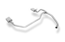 Fox Sportuitlaat Uitlaatsysteem voor Seat Mii/ Skoda Citigo/ VW UP, links/rechts, compatibel met originele of FOX achterdemper - 145x65 type 59, links/rechts