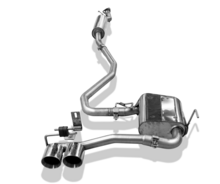 Fox Sportuitlaat Achter- en voordemper voor Honda Civic FK6/ Honda Civic X FK6 Facelift - 2x100 Type 25 middenmontagebeugels (zie afbeeldingen in de webshop)