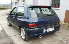 Fox Sportuitlaat Renault Clio I B/C 57 Achterdemper - 1x80 Type 13