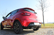 Fox Sportuitlaat Renault Clio IV achterdemper, rechter/linker uitlaat - 2x76 Type 16 rechts/links