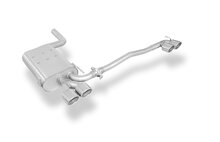 Fox Sportuitlaat Mercedes CLK Type 208 achterdemper, rechter/linker uitlaat - 2x88x74 Type 32 rechts/links