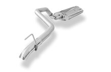 Fox Sportuitlaat Achterdemper voor Jeep Commander Type WH/XK - 1x70 Type 28
