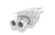 Fox Sportuitlaat Opel Corsa C achterdemper - 2x76 Type 13