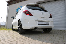 Fox Sportuitlaat Opel Corsa D - Sportachterkant en OPC Line achterdemper - 115x85 Type 32