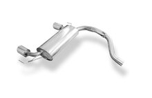 Fox Sportuitlaat Opel Corsa D GSI achterdemper, dwarsuitlaat rechts/links - 1x100 Type 16 rechts/links