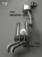Geschikt voor: Mercedes E-klasse 124 4,2 l 205 kW 5,0 l 235/240 kW