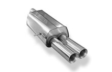 Fox Sportuitlaat Achterdemper Ford Galaxy WGR/ VW Sharan 7M - 2x80 Type 24