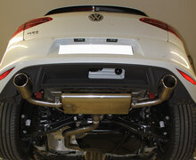 Fox Sportuitlaat VW Golf VII - 2.0l GTI Achterdemper rechts/links - 1x100 Type 16 rechts/links