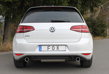 Fox Sportuitlaat VW Golf VII - 2.0l GTI Achterdemper rechts/links - 1x90 Type 16 rechts/links