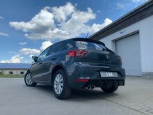 Fox Sportuitlaat Seat Ibiza V - KJ achterdemper zonder uitlaatklep - 2x80 type 25