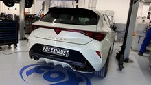 Fox Sportuitlaat Cupra Leon 4x2 - KL Hybrid achterdemper met uitlaat links/rechts en voordemper - 2x90 type 25 rechts/links