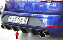Fox Sportuitlaat Rieger achterinzetstuk - Seat Leon Cupra Seat Leon Cupra (5F): 5-deurs. (ST/Estate)