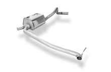 Fox Sportuitlaat Renault Megane IV GT achterdemper - 1x50 Type 10 niet zichtbaar rechts/links