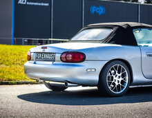 Fox Sportuitlaat Mazda MX5 NB - Groep A achter- en voordemper op originele katalysator - 1x76 Type 14