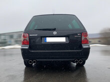 Fox Sportuitlaat VW Passat 3B/3BG 4-Motion W8 Look Achterdemper rechts/links - 2x76 Type 16 rechts/links offset