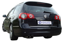 Fox Sportuitlaat VW Passat 3C/ 3C CC Achterdemper &Oslash;63,5mm - 2x90 Type 17