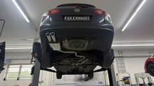 Fox Sportuitlaat VW Passat 3C/ 3C CC - 4 Motion half uitlaatsysteem vanaf de katalysator, bestaande uit een voor- en achterdemper - 2x80 Type 13
