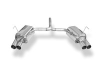 Fox Sportuitlaat Mini Cooper S R53 achterdemper rechts/links uitgang rechts/links - 2x76 type 10 rechts/links