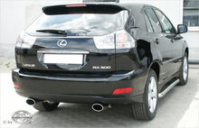 Fox Sportuitlaat Lexus RX 300/350 XU3 Achterdemper Rechts/Links Uitlaat - 140x90 Type 32 Rechts/Links