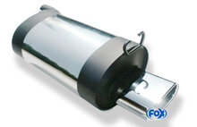 Fox Sportuitlaat Mercedes SL Type R129 Achterdemper &Oslash;70mm - 160x80 Type 53 - Alleen voor modellen met standaard stekkerverbinding! (geen flens!)