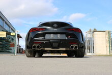 Fox Sportuitlaat Toyota Supra JTSC achterdemper, dwarsuitlaat rechts/links met uitlaatklep - 2x100 type 25 rechts/links