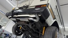 Fox Sportuitlaat VW Bus T3 achterdemper - 1x63 scherpe rand
