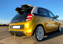 Fox Sportuitlaat Renault Twingo III 4-deurs - BCM achterdemper dwarsuitgang rechts/links incl. flexstuk - 1x80 type 14 rechts/links