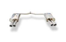 Fox Sportuitlaat Opel Vectra C Caravan achterdemper rechts/links dubbele uitlaat - 2x76 type 17 rechts/links