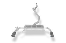 Fox Sportuitlaat FOX sportuitlaat geschikt voor BMW X4 G02 - 30i, achterdemper dwarsuitgang rechts/links - 1x100 type 25 rechts/links zwart ge&euml;mailleerd met uitlaatklep en voordemper - Niet compatibel met modellen met panoramadak