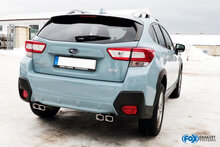 Fox Sportuitlaat Subaru XV - G5 Achterdemper, dwarsuitlaat rechts/links - 4 speciale uitlaatpijpen